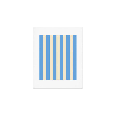 Lyman Creative Co Retro Coastal Blue and White Art Print