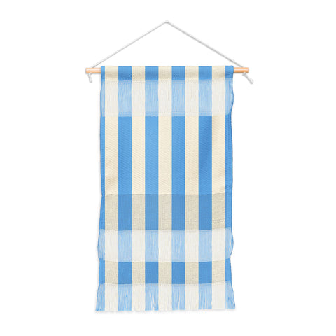 Lyman Creative Co Retro Coastal Blue and White Wall Hanging Portrait