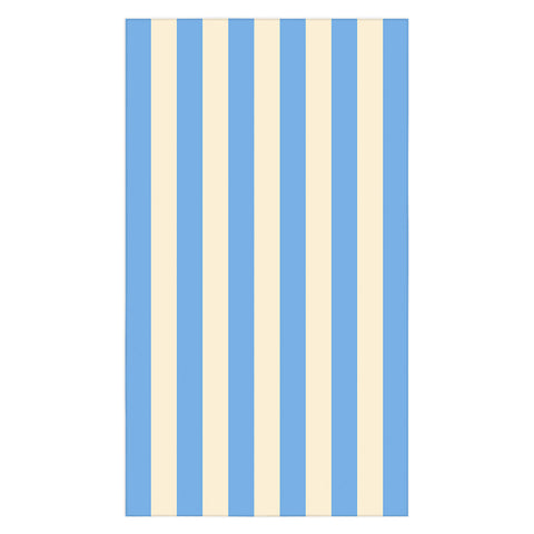 Lyman Creative Co Retro Coastal Blue and White Tablecloth