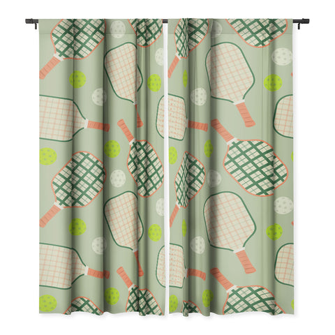 Lyman Creative Co Retro Pickleball Pattern Blackout Non Repeat