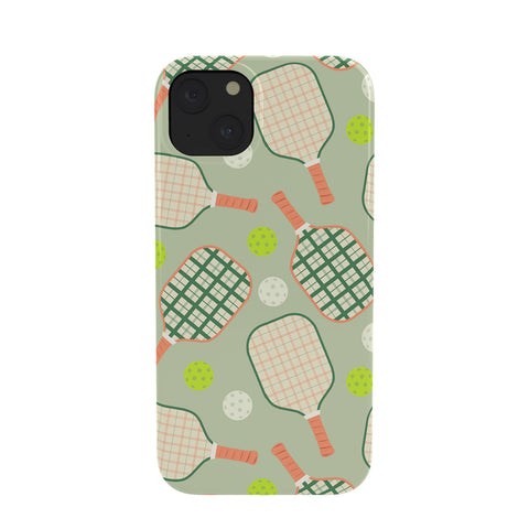Lyman Creative Co Retro Pickleball Pattern Phone Case