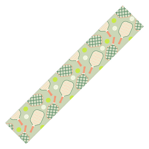 Lyman Creative Co Retro Pickleball Pattern Table Runner