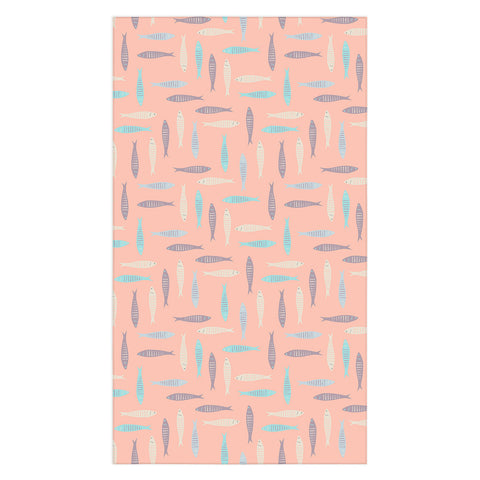 Lyman Creative Co Sardines on Pink Tablecloth