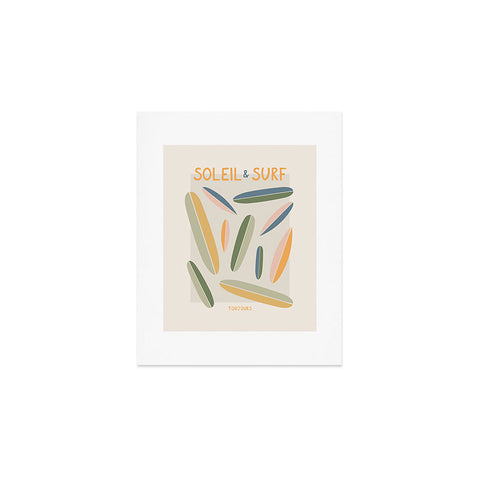 Lyman Creative Co Soleil Surf Toujours Art Print
