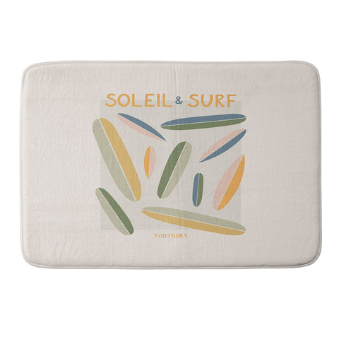 Lyman Creative Co Soleil Surf Toujours Memory Foam Bath Mat