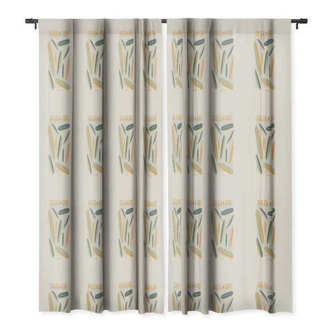 Lyman Creative Co Soleil Surf Toujours Blackout Window Curtain