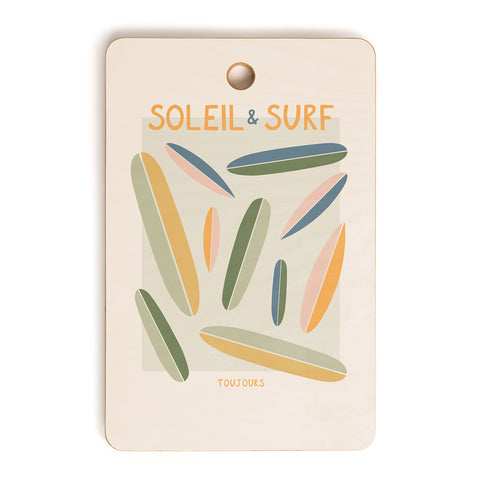 Lyman Creative Co Soleil Surf Toujours Cutting Board Rectangle
