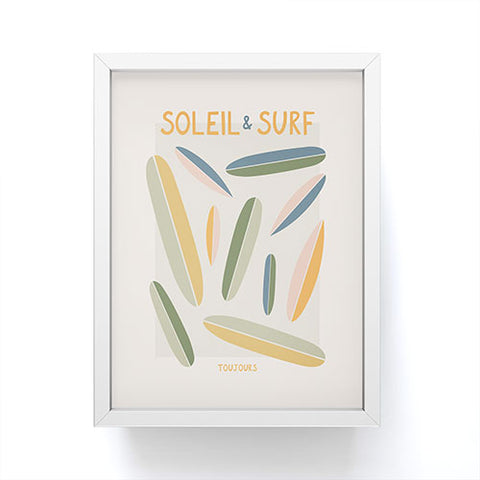 Lyman Creative Co Soleil Surf Toujours Framed Mini Art Print