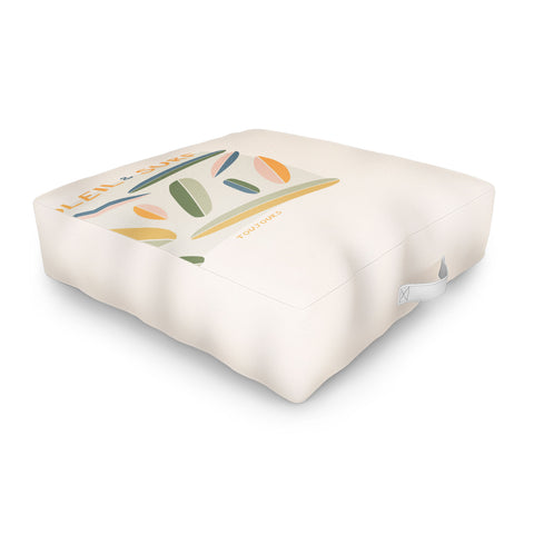 Lyman Creative Co Soleil Surf Toujours Outdoor Floor Cushion