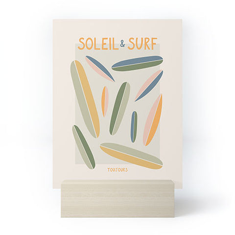 Lyman Creative Co Soleil Surf Toujours Mini Art Print