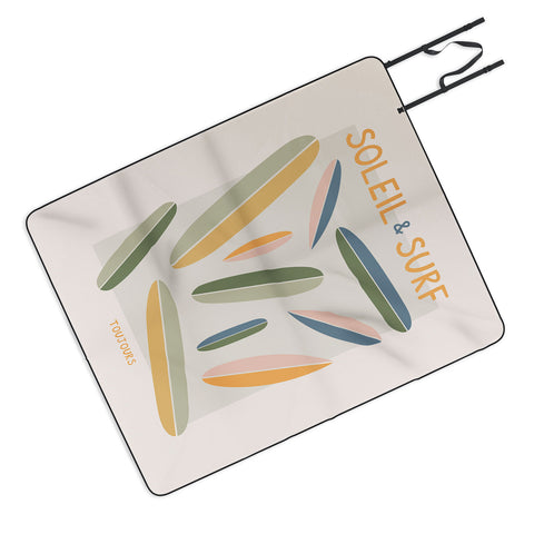 Lyman Creative Co Soleil Surf Toujours Picnic Blanket