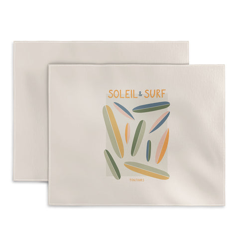 Lyman Creative Co Soleil Surf Toujours Placemat