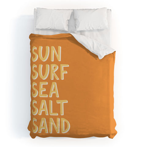 Lyman Creative Co Sun Surf Sea Salt Sand Duvet Cover