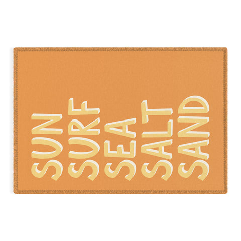 Lyman Creative Co Sun Surf Sea Salt Sand Outdoor Rug