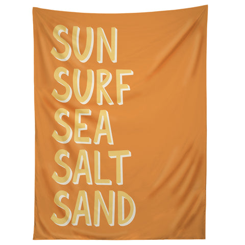 Lyman Creative Co Sun Surf Sea Salt Sand Tapestry