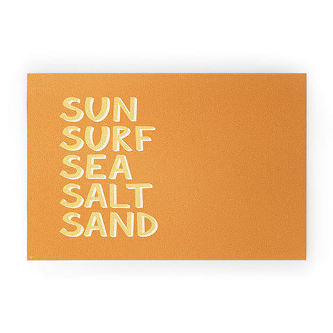 Lyman Creative Co Sun Surf Sea Salt Sand Welcome Mat