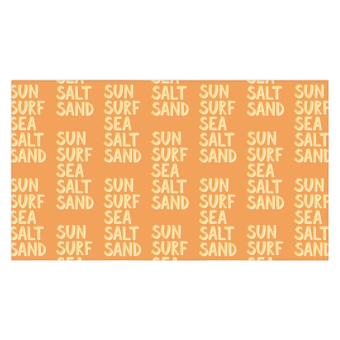 Lyman Creative Co Sun Surf Sea Salt Sand Tablecloth