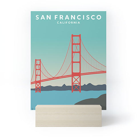 Lyman Creative Co Sunset San Francisco California Mini Art Print