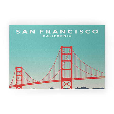 Lyman Creative Co Sunset San Francisco California Welcome Mat