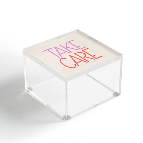 Lyman Creative Co Take Care Acrylic Box