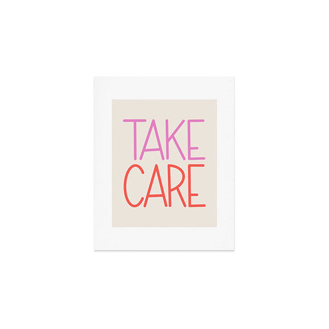Lyman Creative Co Take Care Art Print