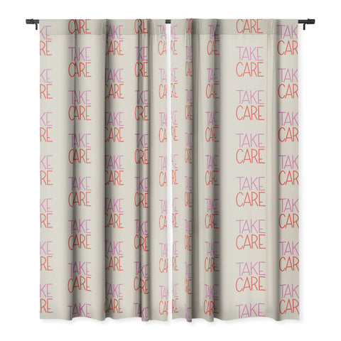 Lyman Creative Co Take Care Blackout Window Curtain