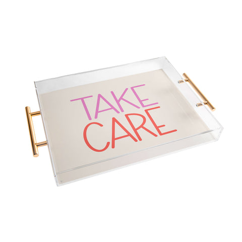 Lyman Creative Co Take Care Acrylic Tray
