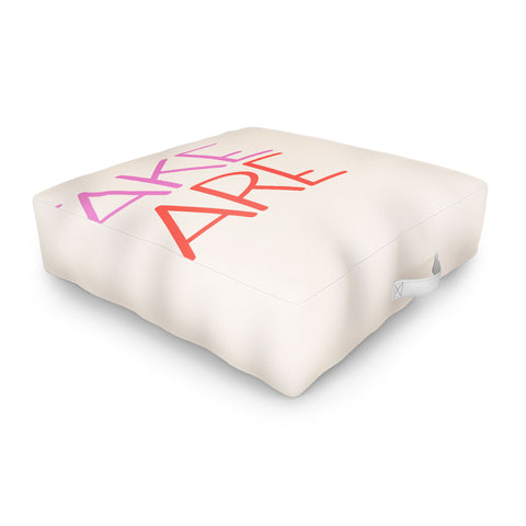 Lyman Creative Co Take Care Outdoor Floor Cushion