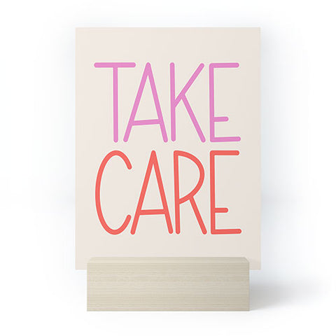 Lyman Creative Co Take Care Mini Art Print
