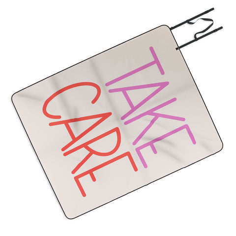 Lyman Creative Co Take Care Picnic Blanket