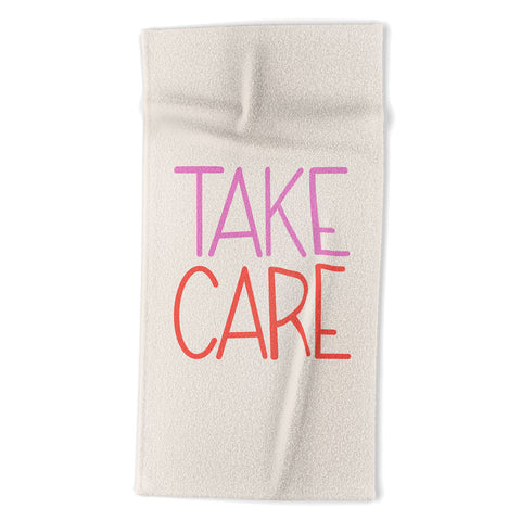 Lyman Creative Co Take Care Beach Towel