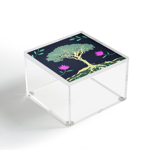 Lyman Creative Co Tree of Winding Vines Acrylic Box