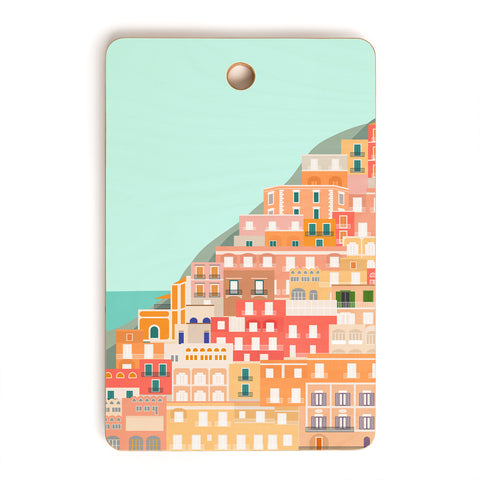 Lyman Creative Co View over the Amalfi Coast Cutting Board Rectangle