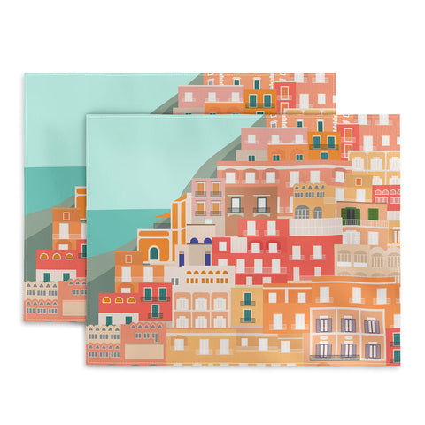 Lyman Creative Co View over the Amalfi Coast Placemat