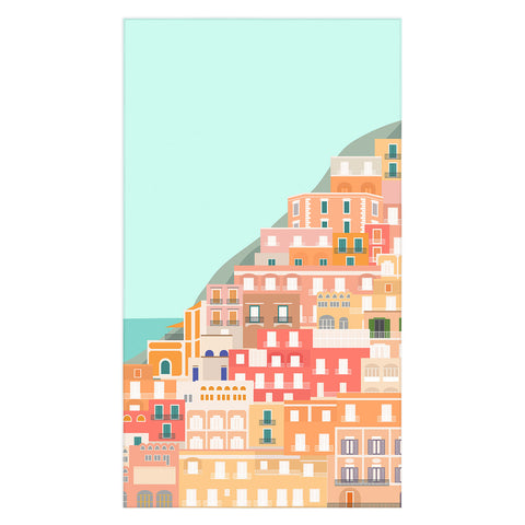 Lyman Creative Co View over the Amalfi Coast Tablecloth
