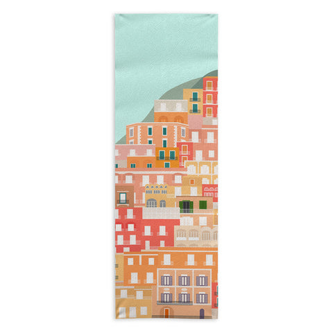 Lyman Creative Co View over the Amalfi Coast Yoga Towel