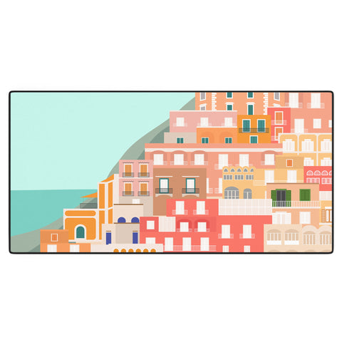 Lyman Creative Co View over the Amalfi Coast Desk Mat