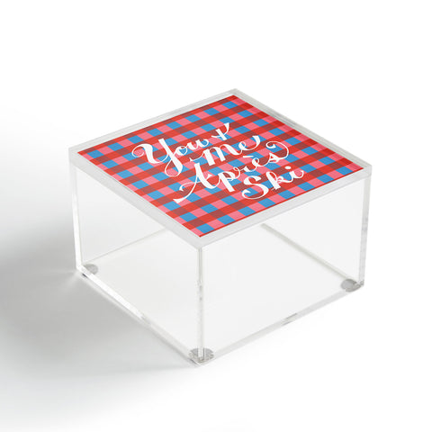 Lyman Creative Co You and Me Apres Ski in Plaid Acrylic Box
