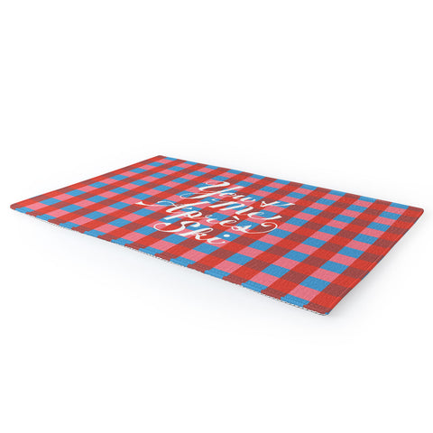 Lyman Creative Co You and Me Apres Ski in Plaid Area Rug