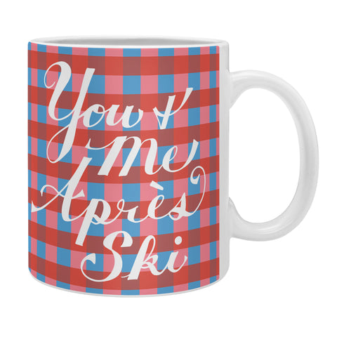 Lyman Creative Co You and Me Apres Ski in Plaid Coffee Mug
