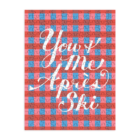 Lyman Creative Co You and Me Apres Ski in Plaid Puzzle
