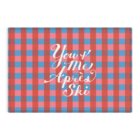 Lyman Creative Co You and Me Apres Ski in Plaid Outdoor Rug
