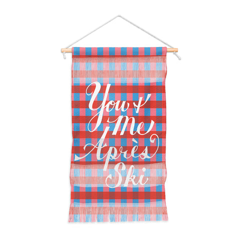 Lyman Creative Co You and Me Apres Ski in Plaid Wall Hanging Portrait