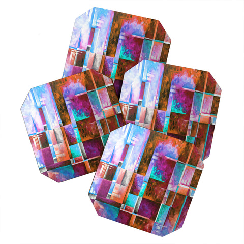 Madart Inc. A Checkered Life II Coaster Set