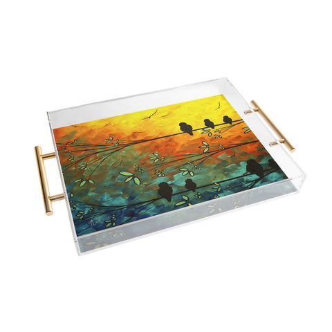 Madart Inc. Birds Of A Feather Acrylic Tray