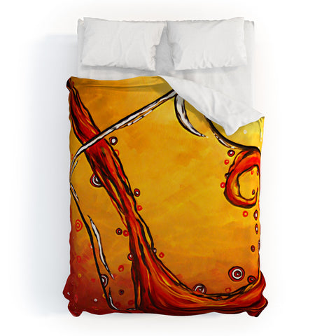 Madart Inc. Bubbling Joy Duvet Cover