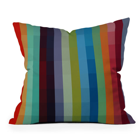 Madart Inc. City Colors Outdoor Throw Pillow