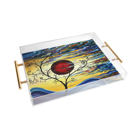 Madart Inc. Curling With Delight Acrylic Tray