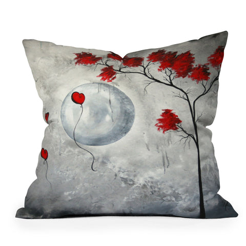 Madart Inc. Far Side Of The Moon Outdoor Throw Pillow