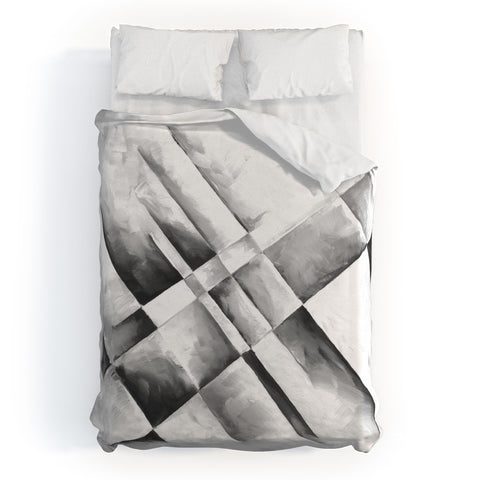 Madart Inc. Grey Scale I Duvet Cover